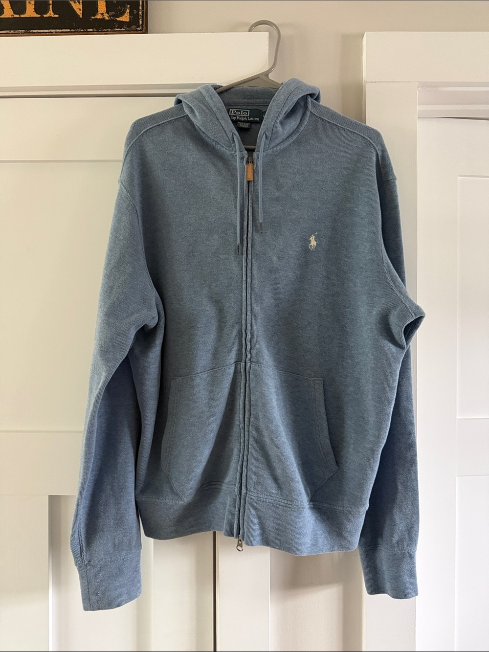 Ralph Lauren blue hooded zip up